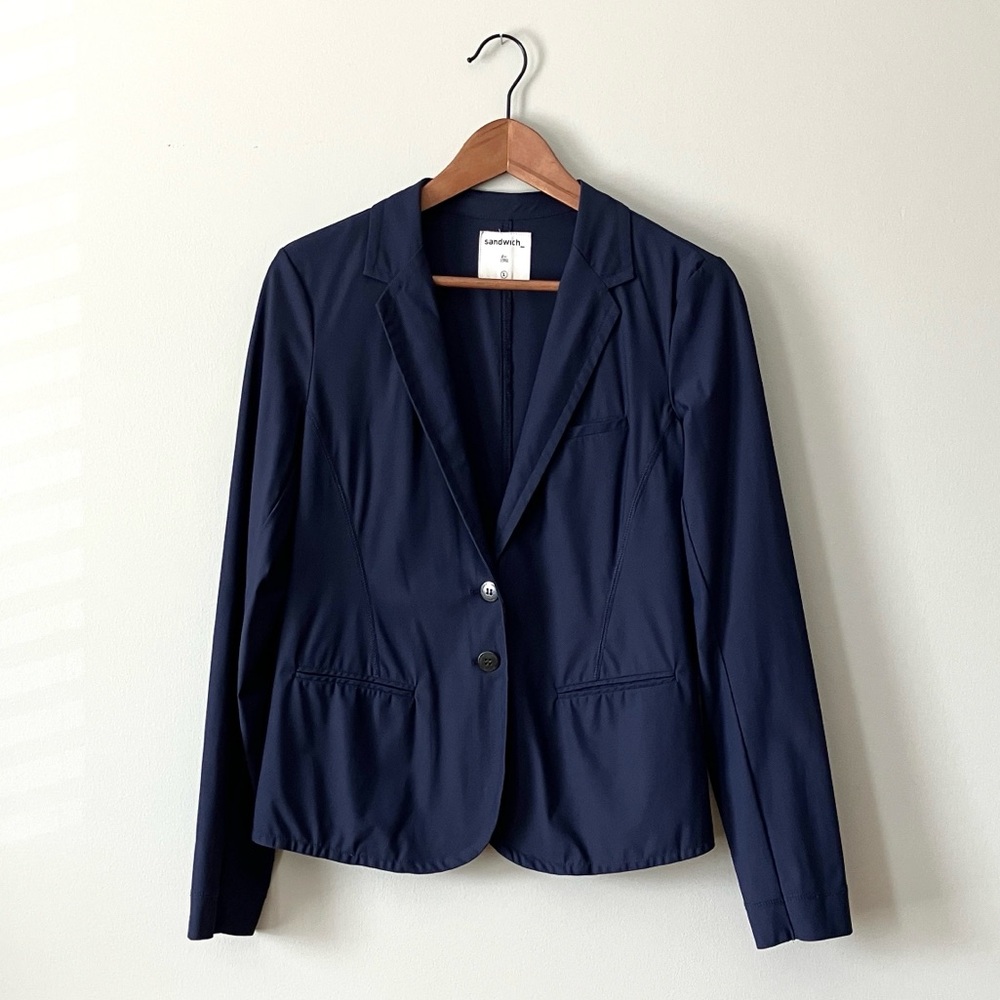 Sandwich_ Navy Women's Blazer